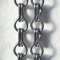 Dark silver chain curtain