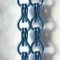 Blue chain curtain