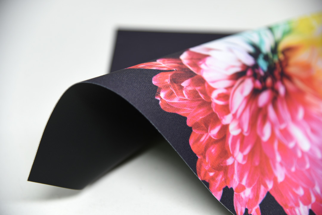 Blackout Flex BB Print: Blackout printed fabric with black backing ...