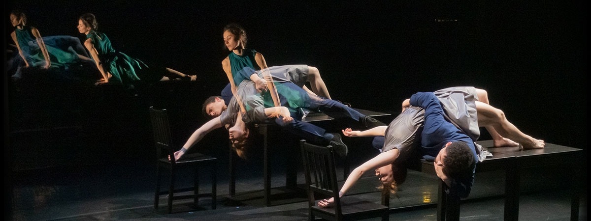 Yoko Seyama National Dance Company Wales GiantMirror installation - performance with mirrors