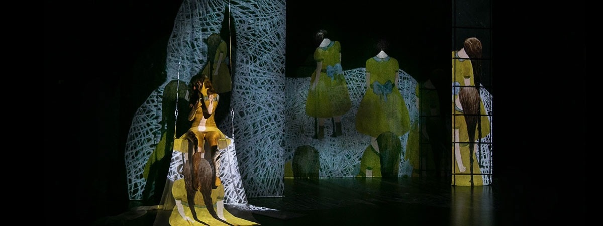 Manuela Hartel Voile projection surface