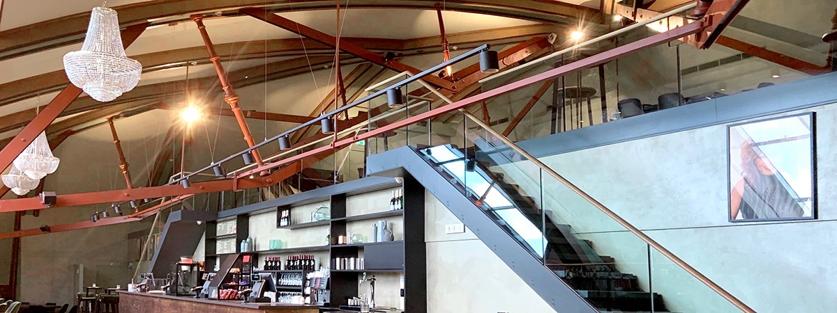 Restaurant Carre cotton ceiling panel Cyclo 270