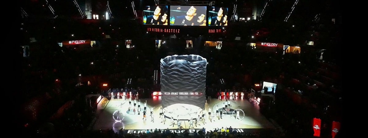Custom Project Final Four Euroleague - curtain drop