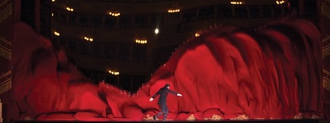 Teatro alla Scala, Italy Kabuki drop reveal in action