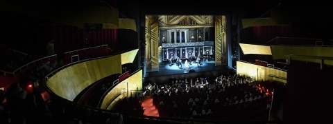 Jaber Al Ahmad Cultural Centre printed theatre borders and legs