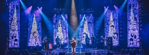 Luke Dyson Rag’n’Bone Man - printed backdrop